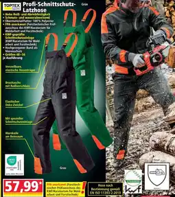 Norma TOPTEX Profi-Schnittschutz- PRO Latzhose Angebot