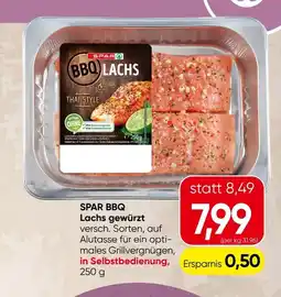 Spar Spar bbq lachs gewürzt Angebot