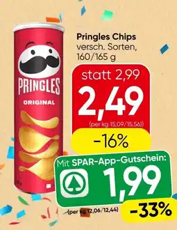 Spar Pringles Chips Angebot