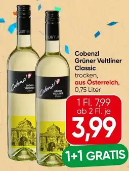 Spar Cobenzl Grüner Veltliner Classic Angebot