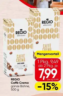 Spar Regio caffè crema Angebot