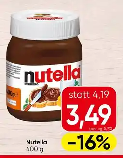 Spar Nutella Angebot