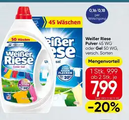 Spar Weißer Riese Pulver Angebot
