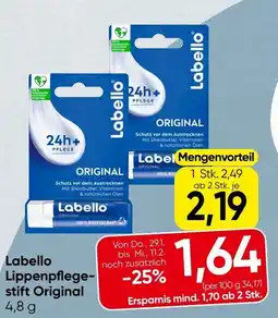 Spar Labello Lippenpflege- stift Original Angebot