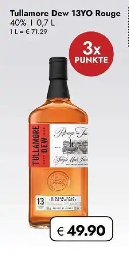 Travel FREE Tullamore Dew 13YO Rouge Angebot