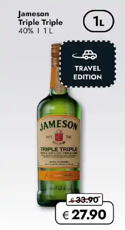 Travel FREE Jameson Triple Triple Angebot
