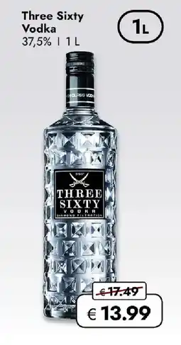 Travel FREE Three Sixty Vodka Angebot