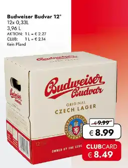 Travel FREE Budweiser Budvar 12° Angebot