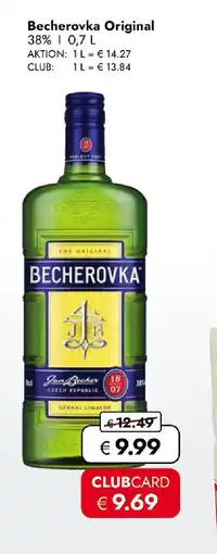 Travel FREE Becherovka Original Angebot