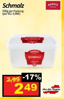 Wurstico Schmalz Angebot