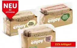 Interspar SPAR enjoy Jausenbrot Gouda und Frischkäse Angebot