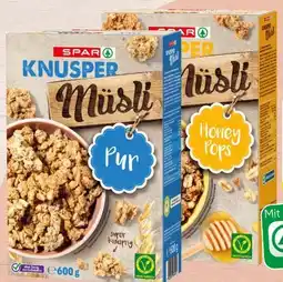 Spar Spar Knuspermüsli Angebot