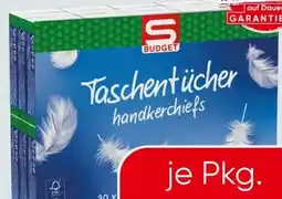 Spar S Budget Taschentücher Angebot