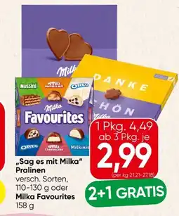 Spar Milka Sag es mit Angebot