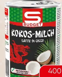 Spar S Budget Kokos-Milch Angebot