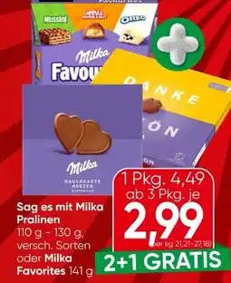 Eurospar Milka Sag es mit Angebot