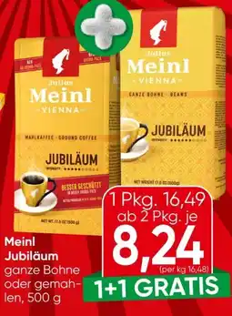 Eurospar Julius Meinl Jubiläum Angebot