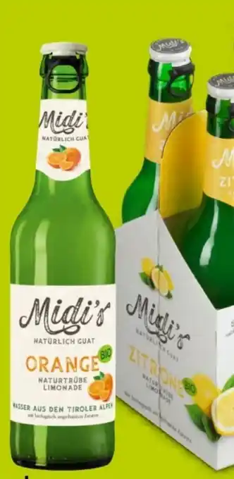 Eurospar Midi's Limonaden Angebot