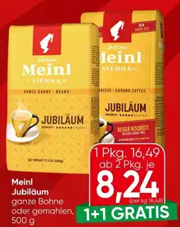 Spar Julius Meinl Jubiläum Angebot