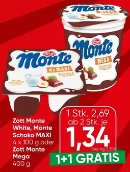 Spar Zott Monte Maxi Schoko Angebot