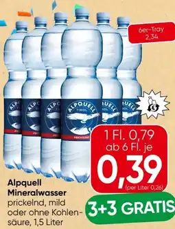 Spar Alpquell Mineralwasser Angebot
