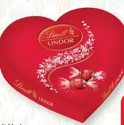 SPAR Gourmet Lindt Lindor Herz Box Milch Angebot