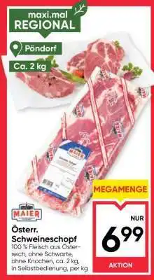 Maximarkt Österr. Schweineschopf Angebot