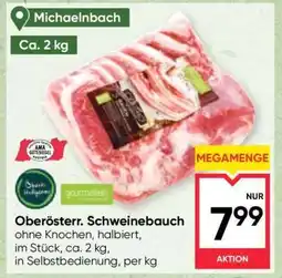 Maximarkt Oberösterr. Schweinebauch Angebot