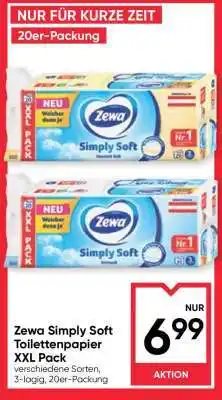 Maximarkt Zewa Simply Soft Toilettenpapier XXL Pack Angebot