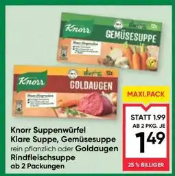 Maximarkt Knorr Suppenwürfel Angebot