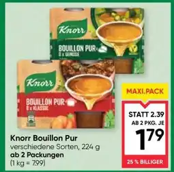 Maximarkt Knorr Bouillon Pur Angebot
