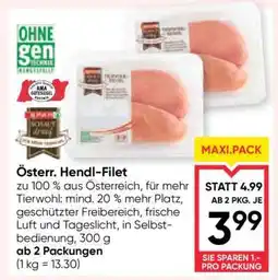 Maximarkt Österr. Hendl-Filet Angebot