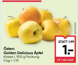 Maximarkt Österr. Golden Delicious Äpfel Angebot