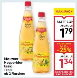 Maximarkt Mautner Hesperiden Essig Angebot