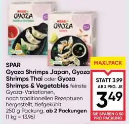 Maximarkt Gyoza Shrimps Japan, Gyoza Shrimps Thai oder Gyoza Shrimps & Vegetables Angebot
