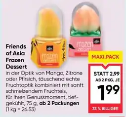 Maximarkt Friends of Asia frozen Dessert Angebot