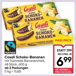 Maximarkt Casali Schoko-bananen Angebot