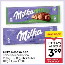 Maximarkt MILKA SCHOKOLADE Angebot