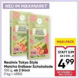 Maximarkt Realmix Tokyo Style Matcha Erdbeer Schokolade Angebot