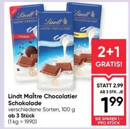 Maximarkt Lindt Maître Chocolatier Schokolade Angebot
