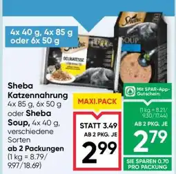 Maximarkt Sheba Katzennahrung Angebot