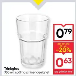 Maximarkt Trinkglas Angebot