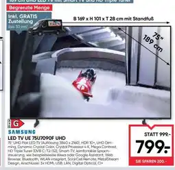 Maximarkt LED TV UE 75U7090F UHD Angebot