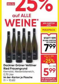 Maximarkt Dockner Grüner Veltliner Ried Frauengrund Angebot