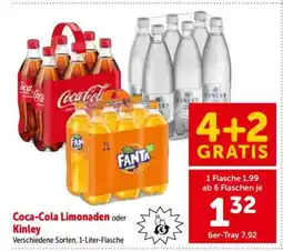 Interspar Coca-Cola Limonaden oder Kinley Angebot