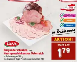 Interspar Burgunderschinken oder Heurigenschinken aus Österreich Angebot