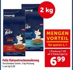 Interspar Felix Katzentrockenahrung Angebot