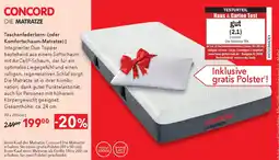 Matratzen Concord Taschenfederkern Angebot
