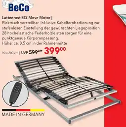 Matratzen Concord Lattenrost EQ-Move Motor Angebot