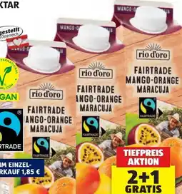 Hofer Rio d'Oro Saft Orange-Mango-Maracuja Angebot